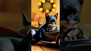 Batman Cat Steals the Batmobile 😱 | WTF Superhero Moment