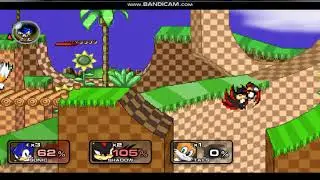 ssf2 sonic vs tails vs shadow
