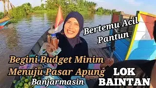 Budget Minim Wisata Pasar Apung Lok Baintan Banjarmasin || Ada Pantun Acil di Pasar Terapung