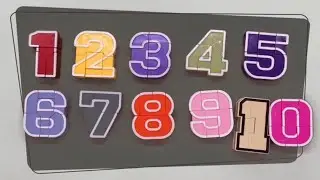 Counting to 10 & Colors with Number Robots | Power Point TV