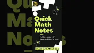 COORDINATE GEOMETRY| Class 11| Class 12| NDA| Mathematics| Quick Revision| Notes| NOTES WALLEY|📝📝|
