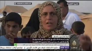 رصد لمعاناة نازحي الفلوجة والصقلاوية بمخيمات عامرية الفلوجة