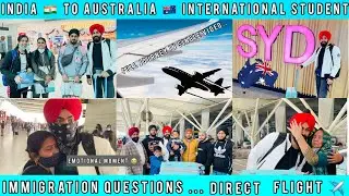 Delhi To Sydney | India To Australia 🇦🇺 | International Student | Emotional Vlog 😭❤️