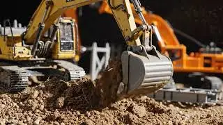 Most Satisfying Miniature Road Construction  RC Steel Bridge Build ASMR