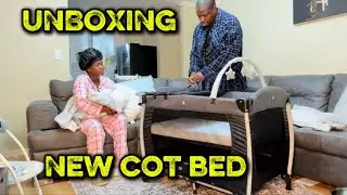 UNBOXING OUR NEW BORN BABY&rsquo;s  NEW COT BED