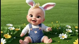 Baby Bunny Bounce Bounce Joy | Fun Kids Song | Happy Movement Adventure Rhyme