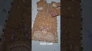 New pakistani dress 👗 stitch by @StyleLadli #fashionndesigns #diynstitch