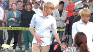131013 - KRIS @ Let's Go Dream Team Recording - Dancing GROWL