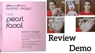 Aroma Magic Pearl Facial Kit Review and Demo | Aroma Magic Pearl Facial at Home | #facialathome