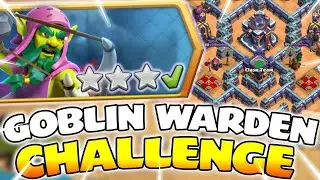 GOBLIN WARDEN CHALLENGE easy 3⭐⭐⭐ #viral #coc#gaming#trending