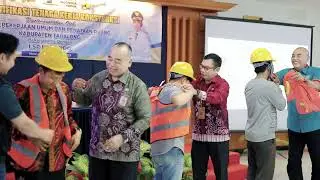 DPUPR Kabupaten Tabalong Gelar Uji Sertifikasi Tenaga Kerja Konstruksi Bersama LSP HATSINDO