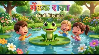 Mendhak Raja Pani Ka | New Hindi Rhyme for Kids | Funny Frog Dance