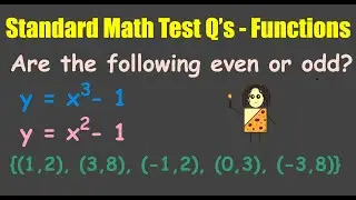 Standard Math Test Questions - Functions