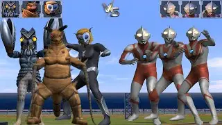 UFE3:Alien Baltan/Gudun/Magma Starman vs Ultraman/Ultraman Jack/Zoffy