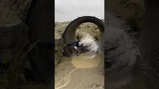 Deeper than expected 😂 #trials #trialsbike #oset #fail #water