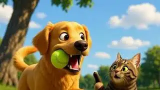 &ldquo;Dog aur Cat Ki Funny Kahani | Teamwork Ki Seekh | Kids Moral Story&rdquo;