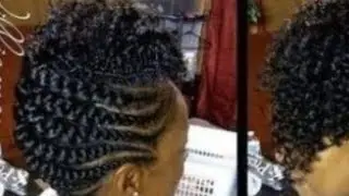 Ade Jollof African Hair Braiding Salon is live! how to do Mohawk