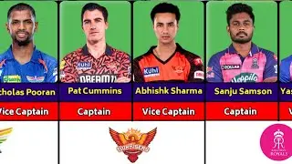 Captain & Vice Captains Of All Teams For IPL 2025