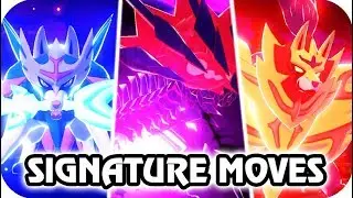 Pok&eacute;mon Sword & Shield : Zacian, Zamazenta & Eternatus Signature moves! (HQ)