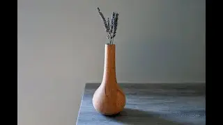 Firewood Teardrop Vase