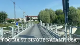 Caposile, il ponte di barche che attraversa il Sile per arrivare a Jesolo