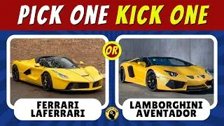 Pick One Kick One Cars Edition 🚗🔥 Car Quiz 🏎️ Choose Your Dream Ride!