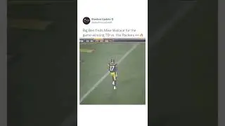 Mike Wallace&rsquo;s game-winning touchdown vs. Packers! #shorts #steelers