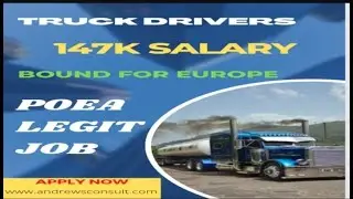 Truck Driver 146K Salary. Europe Jobs. Other POEA Jobs.