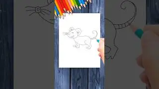 Learn How to Draw a Ratat Very Easily for kids, #todders  #easydrawing #simpledrawing #art #painting