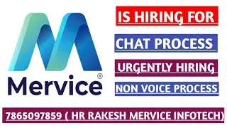 Mervice Infotech Is Hiring For Chat Process|| Jobs in Kolkata For Freshers|| Urgently Hiring 