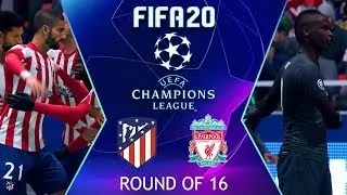 Atletico Madrid vs Liverpool | FIFA 20 UEFA Champions League Highlights