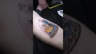 tattoo girl #videoshort #tattoo  #seni #art #artwork
