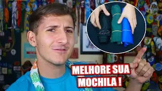 O SEGREDO PARA UMA MOCHILA MELHOR ! ROUPAS COMPACTAS PARA ACAMPAMENTO GRANDE | CANAL SAPS
