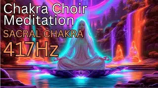 417Hz Sacral Chakra Choir Meditation | Emotional Flow, Creativity & Ease