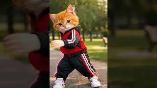 Cat is dancing #ai #cat #cute #kitten #brainrot #кот #котики #котенок #funnycats #funny