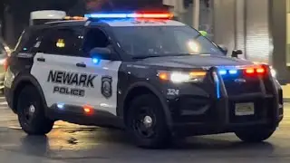Newark PD Unit (324) & UMDNJ Ambulance (200) Responding 8-25-23