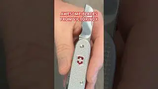 AWESOME BLADES ON VICTORINOX ALOX SWISS ARMY KNIVES 🇨🇭⚔️🔥 #youtubeshorts #blade #edc
