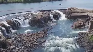 Public access for &lsquo;iconic treasure&rsquo; Willamette Falls one step closer to reality, Kate Brown says