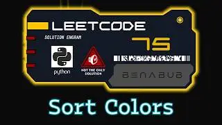 Sort Colors — LeetCode #75 | Python Algorithm Visualization