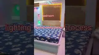 Bed room 1 , other almost ly completed, painting & lighting working process 