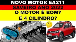 Novo motor da Volkswagen Saveiro 2022 motor MSI 1.6 EA211, explicando os componentes, o motor &eacute; bom