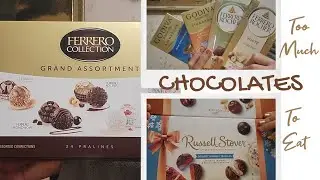 #Chocolates 🍫 FERRERO ROCHER 🍫RUSSELL STOVER 🍫 GODIVA | January Joyce