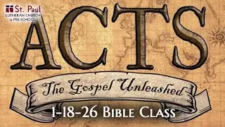 1-18-26 Bible Class