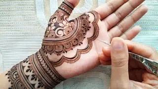 Chhath Puja special mehndi design | Simple mehndi design front hand | Easy mehandi design | Mehandi