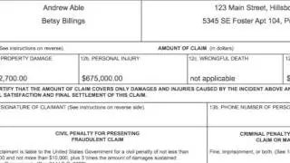 Federal Tort Claim - Amount To Ask For
