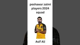 PSL 2024: Peshawar Zalmi Squad | PSL Draft 2024 | Peshawar Zalmi Final Squad PSL 2024