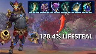 I BUILT 120.4% LIFESTEAL ON BACCHUS IN GM DUEL! - Grandmasters Ranked 1v1 Duel - SMITE