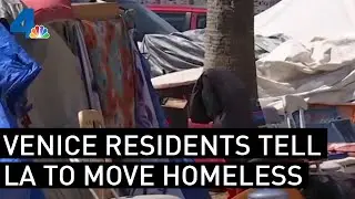 Residents of Venice Beach Demand LA Move Homeless Off the Streets | NBCLA