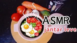 ASMR COZINHANDO, JANTAR LEVE E GOSTOSO| ASMR na cozinha#whispers