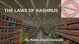 THE LAWS OF KASHRUS #17 - Waiting Less Time Between Meat and Milk for the Sick and Children